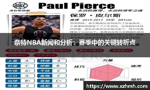 奈特NBA新闻和分析：赛季中的关键转折点